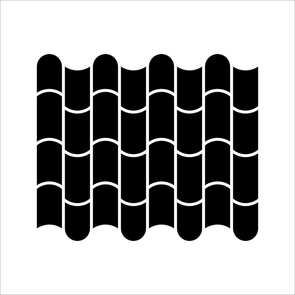 Roof Icon Symbol isolated white background. illustration. color editable. vector