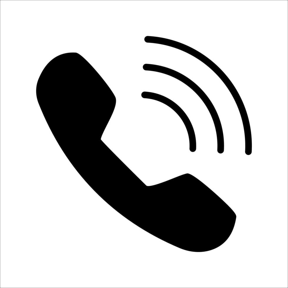 Phone flat icon. Call symbol. phone call sign. vector