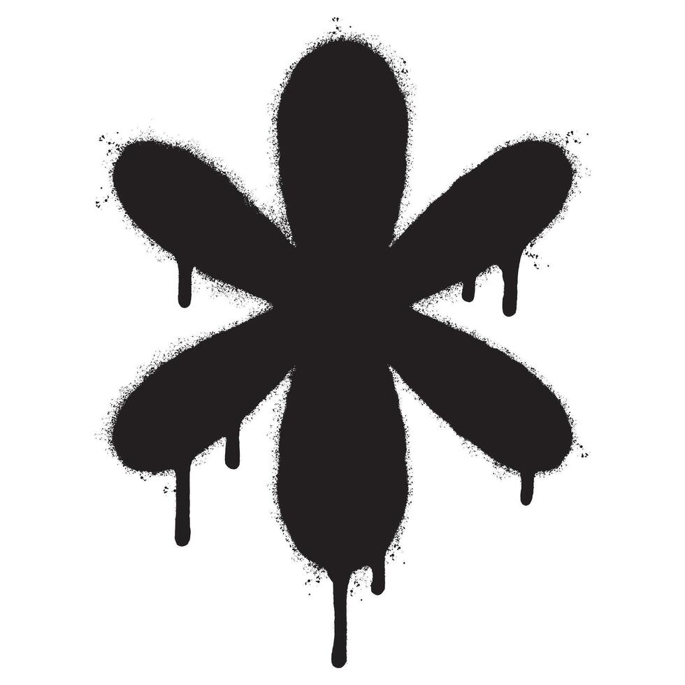 Spray Painted Graffiti asterisk icon isolated on white background. Elements on white background for banner, decoration, street art and ads. vector