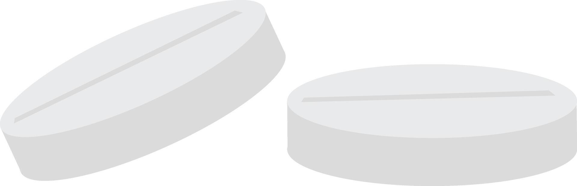 Simple Pill Illustration simple vector