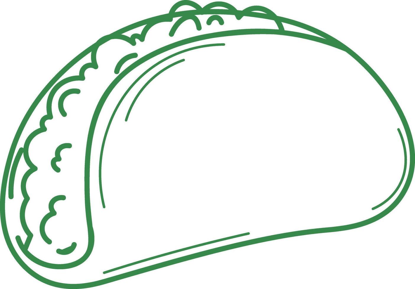 Illustration of a Taco vector
