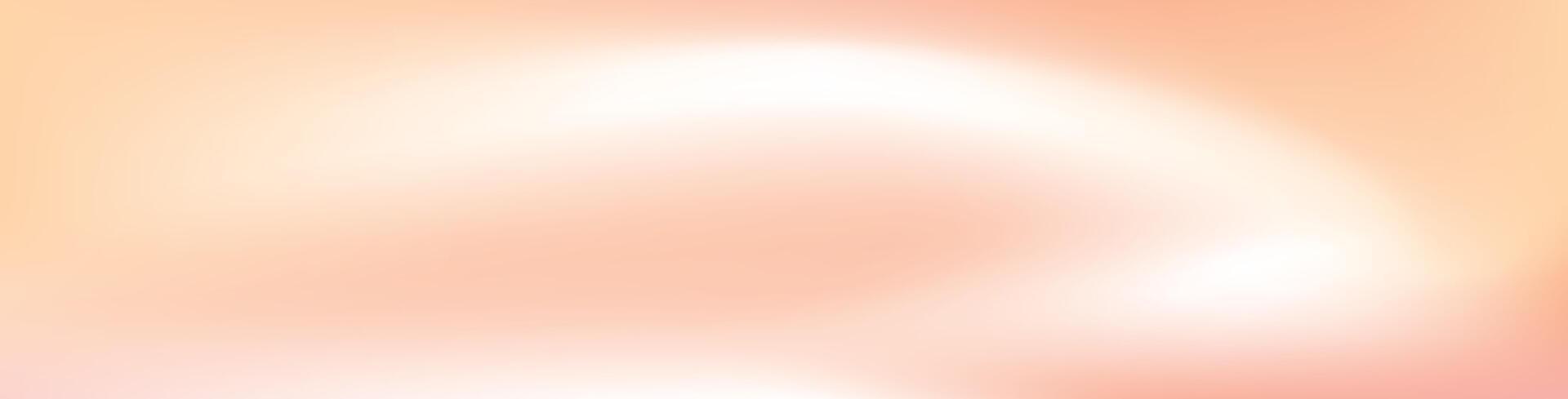 Beige gradient background smooth cream colors. Champagne soft gradation banner. Flat illustration isolated vector