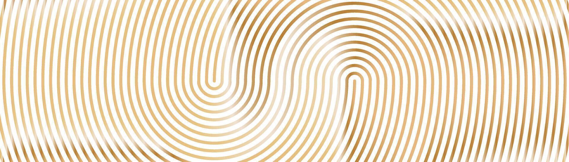Golden wave with smooth and silky texture. Elegant abstract banner gold background . Flat illustration isolated vector