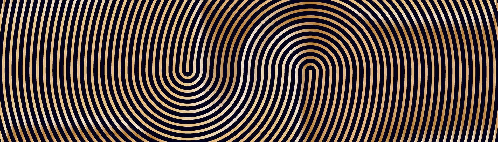 Glden wave pattern with smooth and silky texture. Elegant abstract banner gold background . Flat illustration isolated vector