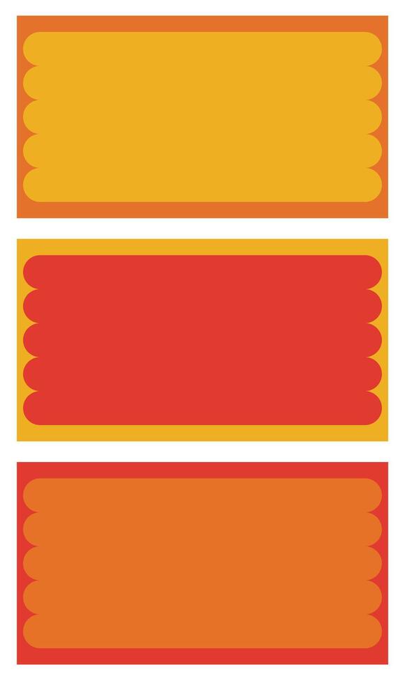 Illustration background retro unique design vibrant with blank background vector