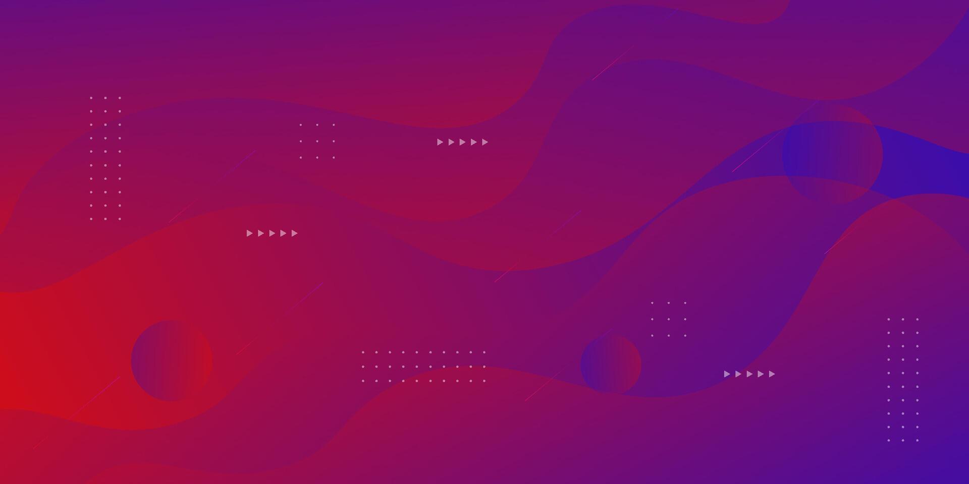 Abstract red and purple gradient wave liquid geometric background with liquid color gradient style. Suitable for banner, flyer, etc. Eps10 vector