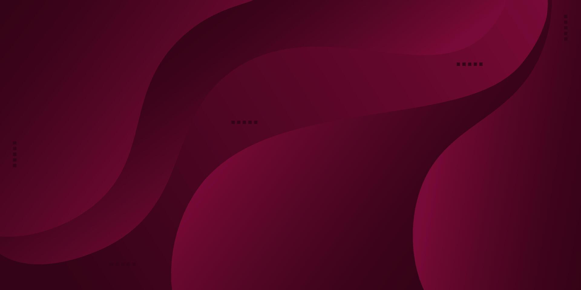 Abstract dark red wave 3D background. Minimal fluid background. Eps10 vector