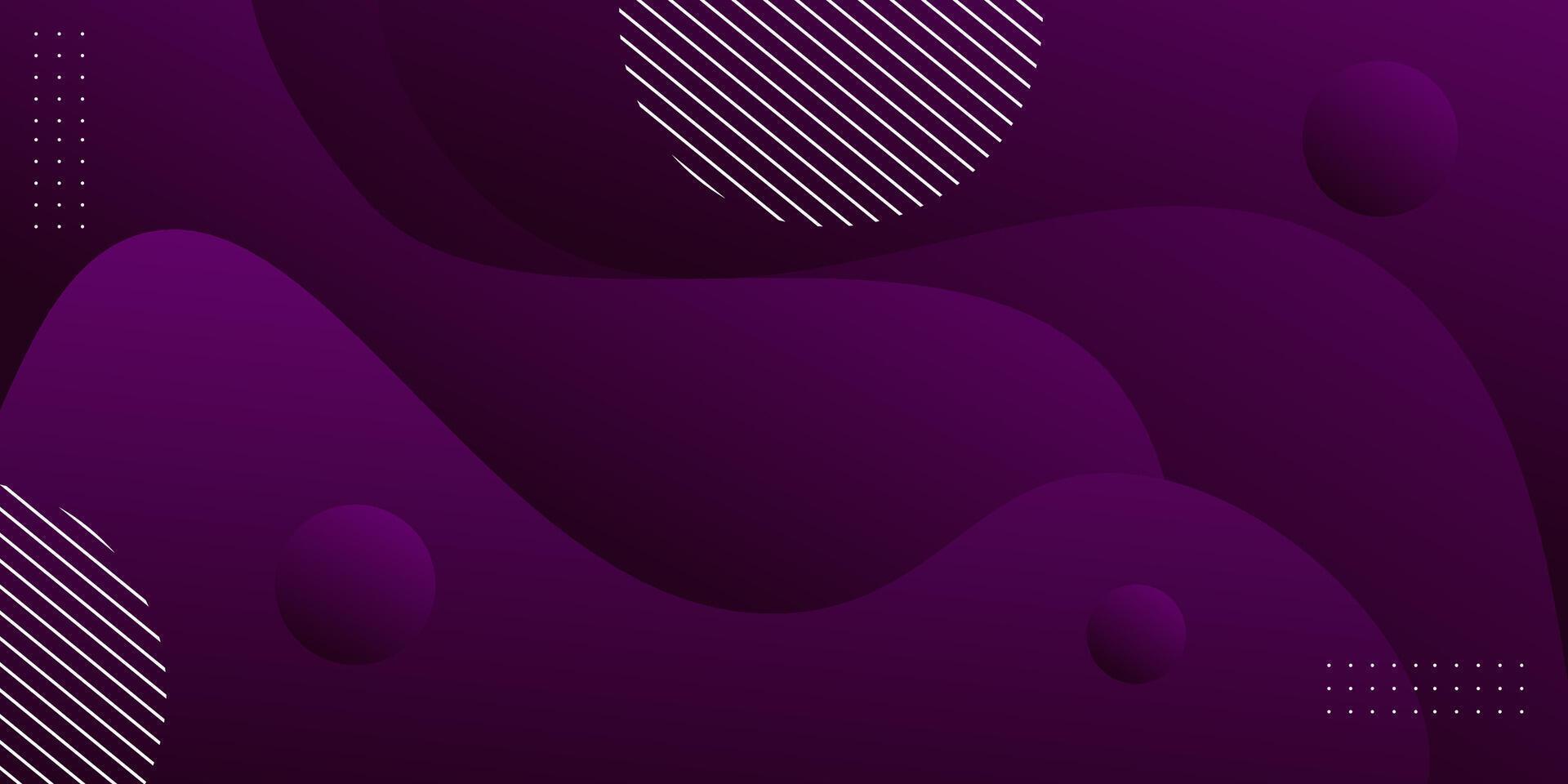 Abstract minimalist purple wave background. Dynamic shape color background. Trendy background for banner. Eps10 vector