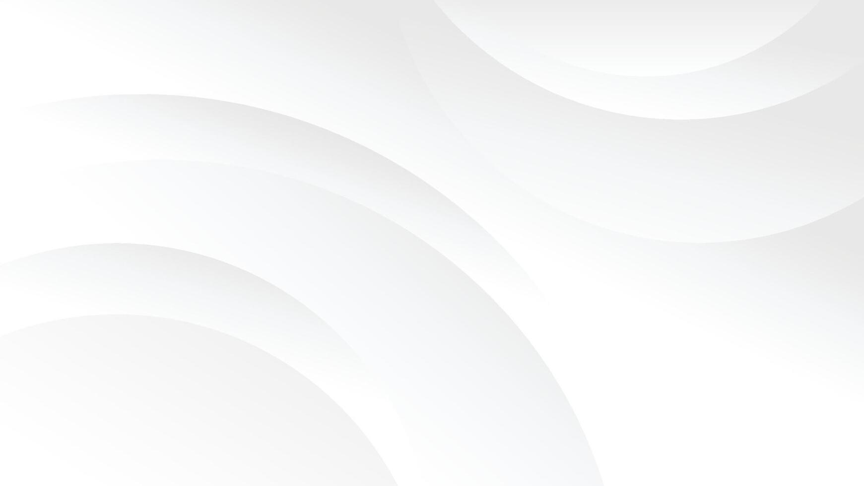 white background with abstract curve pleat on surface vector
