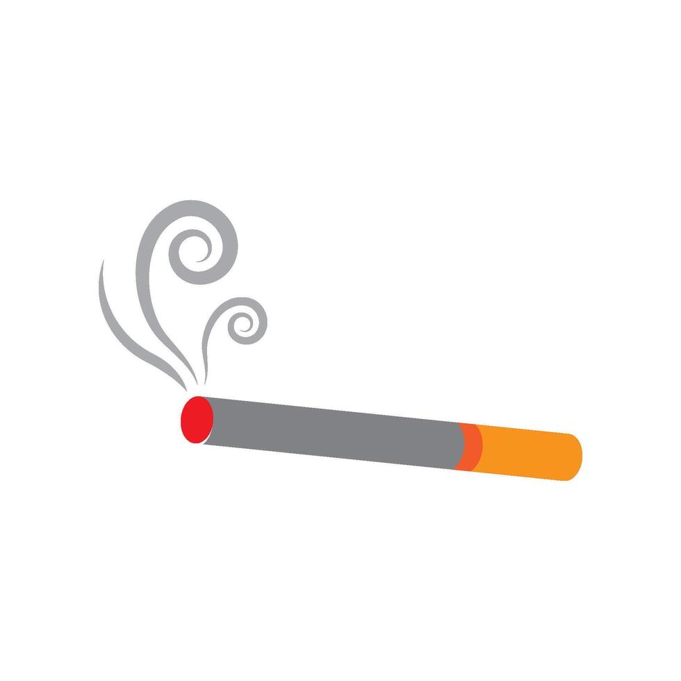 Cigarette icon . Smoking logo illustration. Cigarette symbol vector