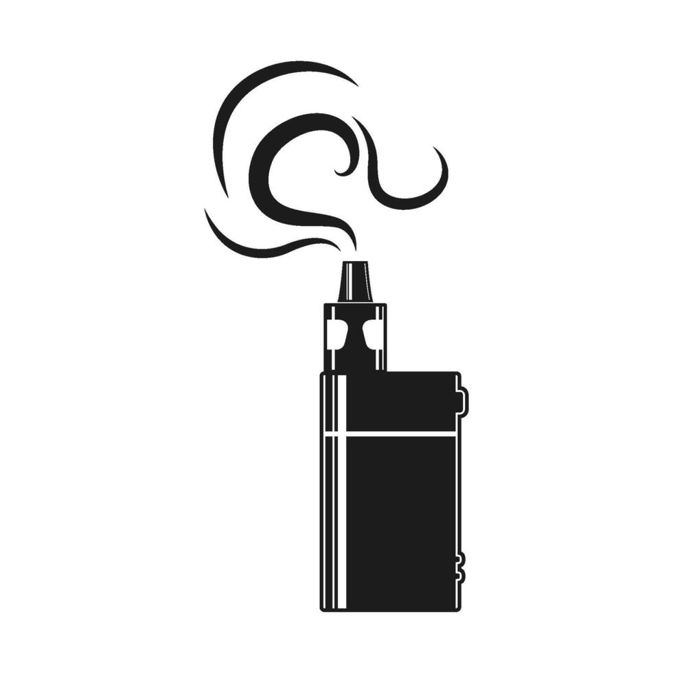 Vape logo design concept, Vaping illustration logo vector