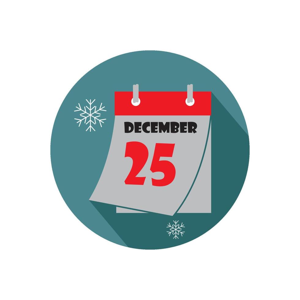 Christmas Calendar icon design template vector