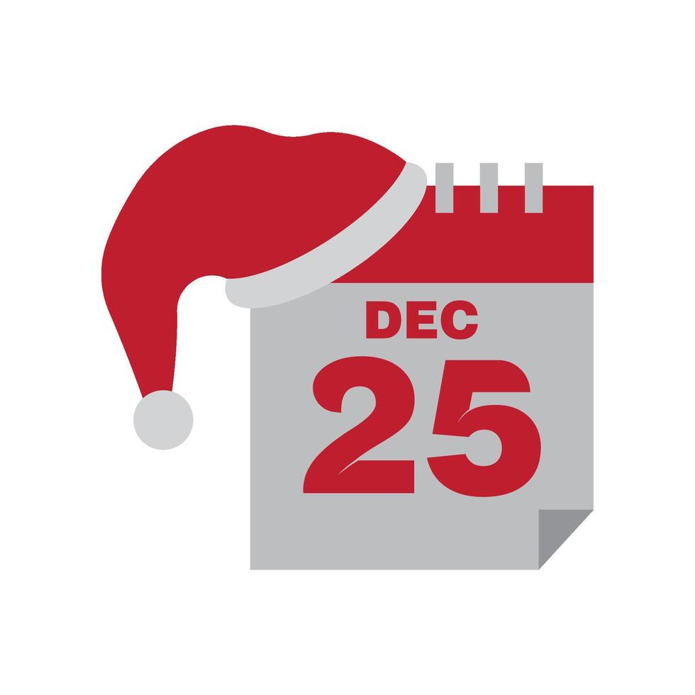 Christmas Calendar icon design vector