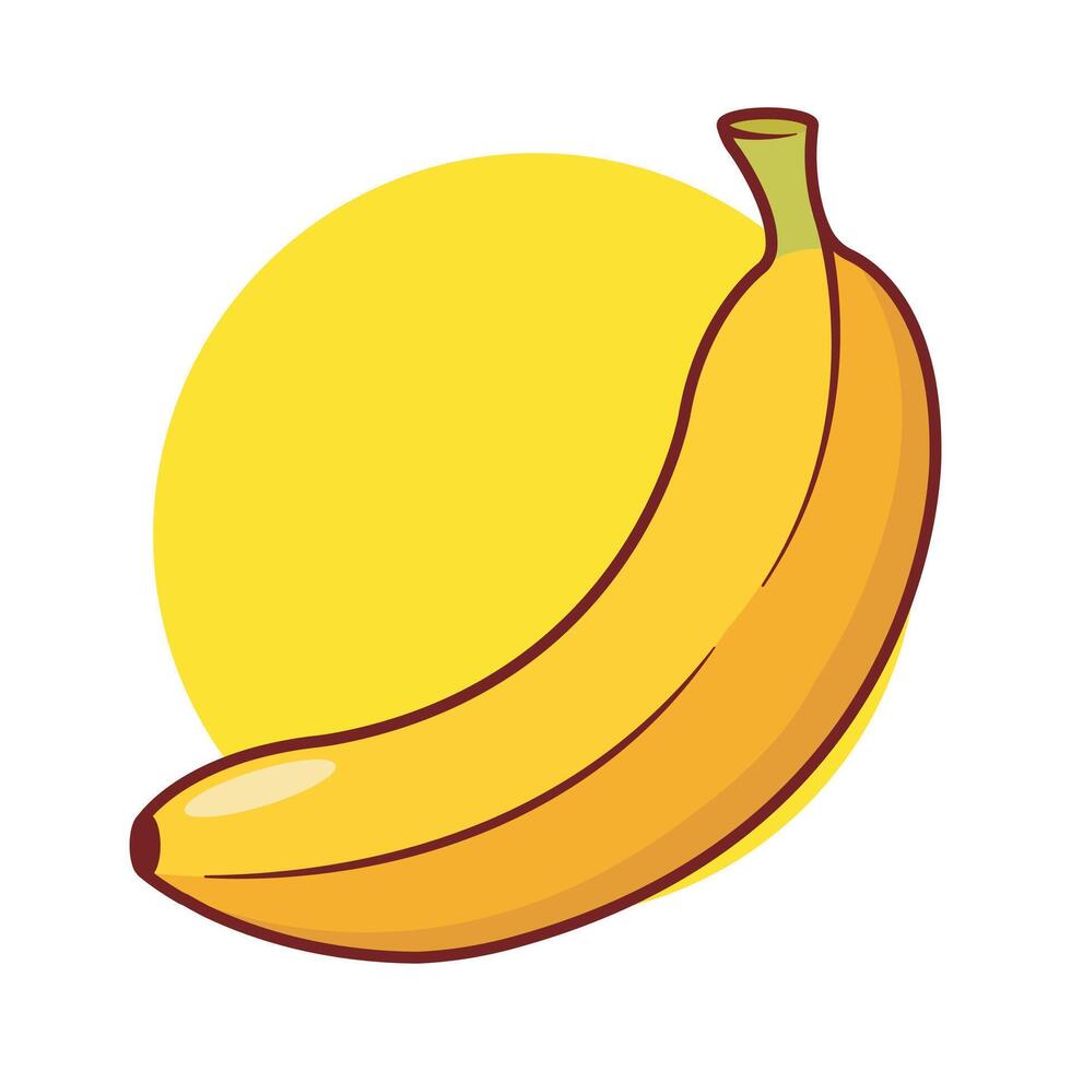 Banana icon illustration vector
