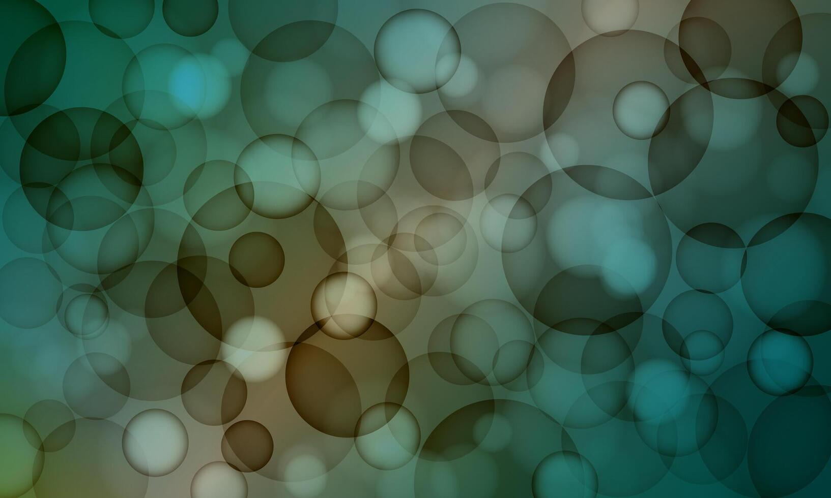 Abstract dark background moving particles in blur bokeh circle bubbles. soft soap. vector