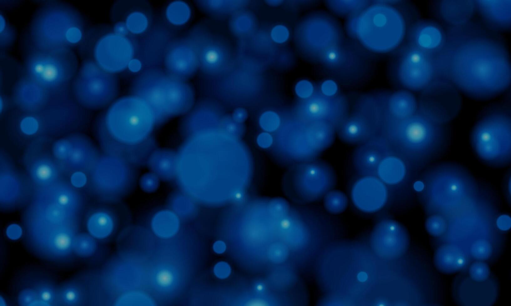 Glowing blue bokeh circles. abstract shiny bokeh dark background. soft blue. vector