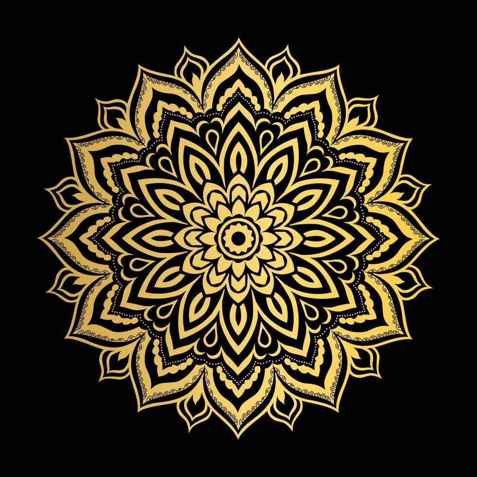 Mandala Art Background vector