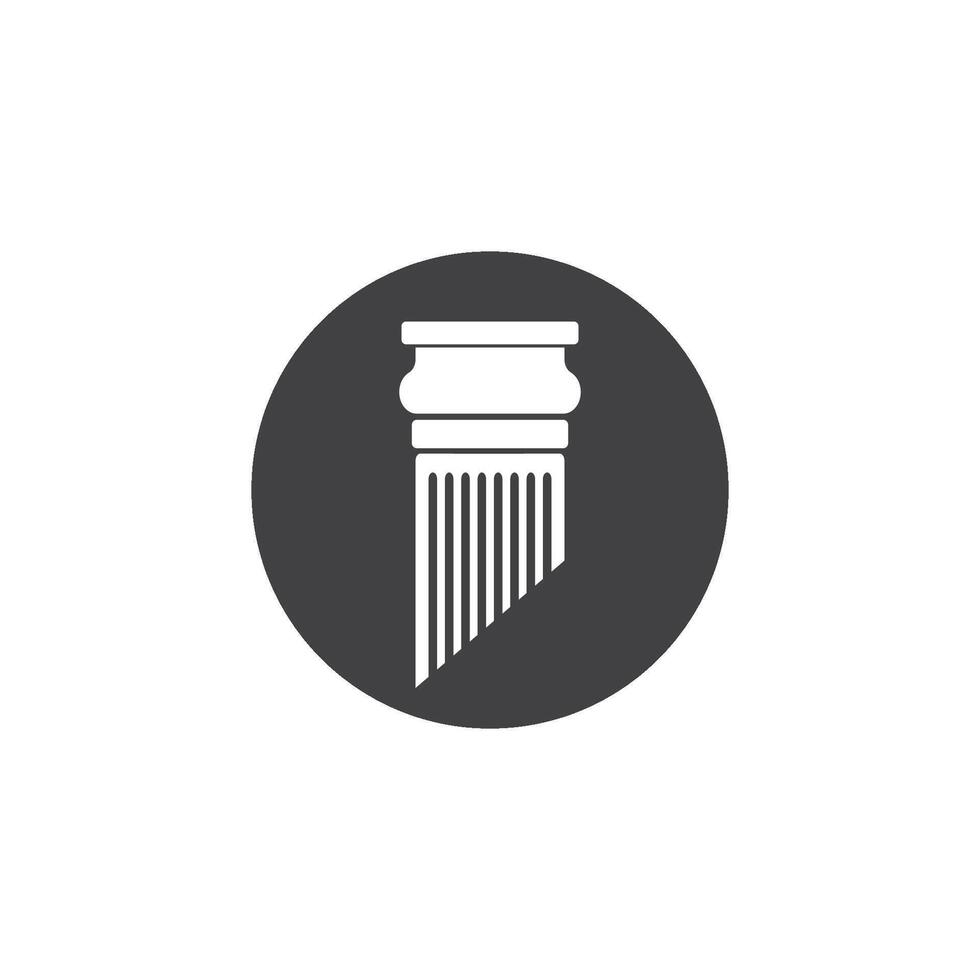 Pillar logo icon vector