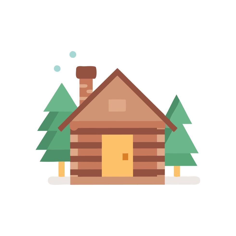 Modern Cabin Design Art vector