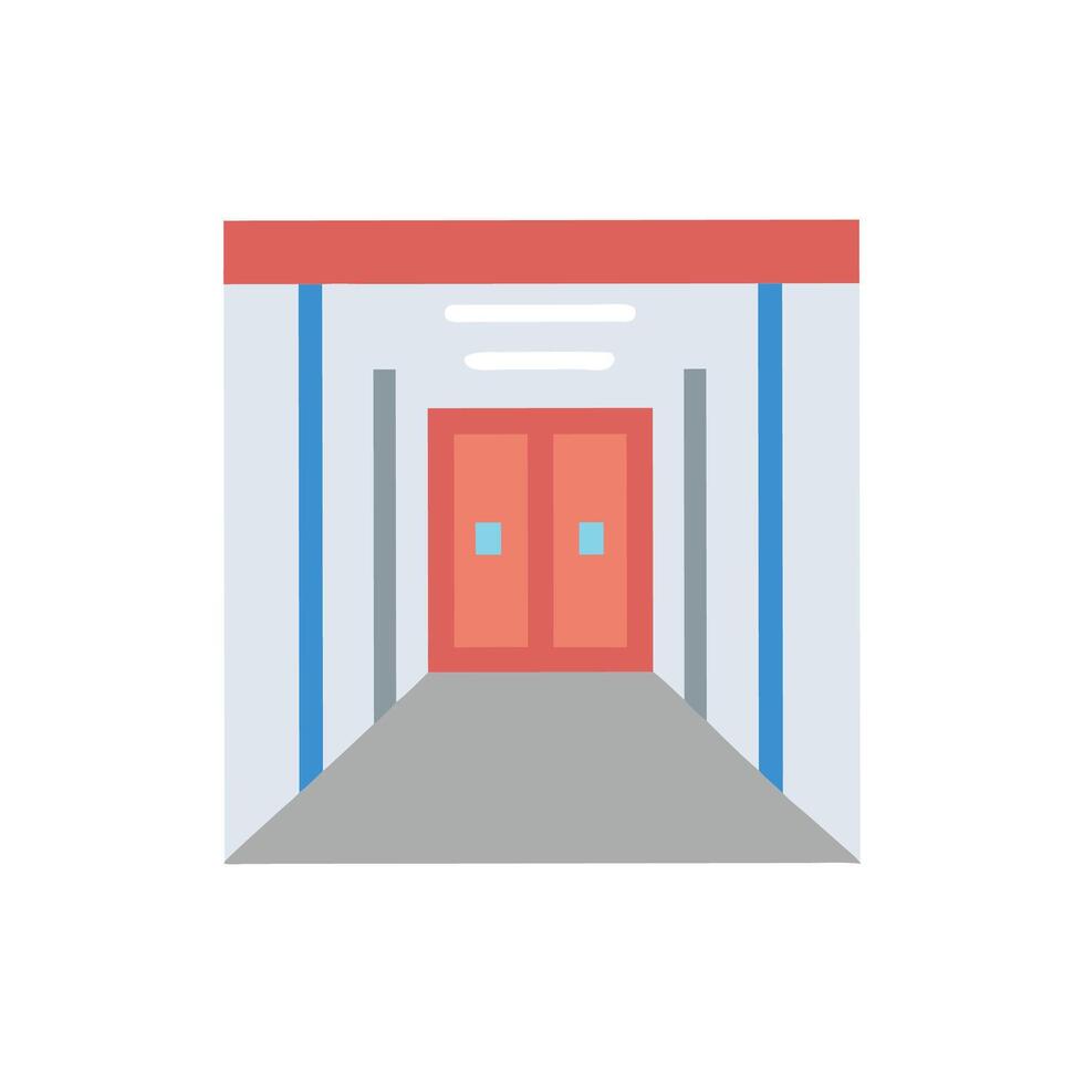 Charming Corridor Design Art vector