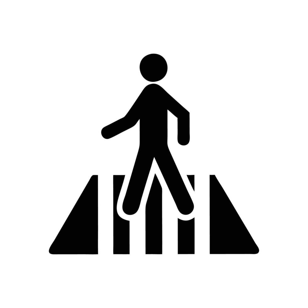 Charming Crosswalk Design vector