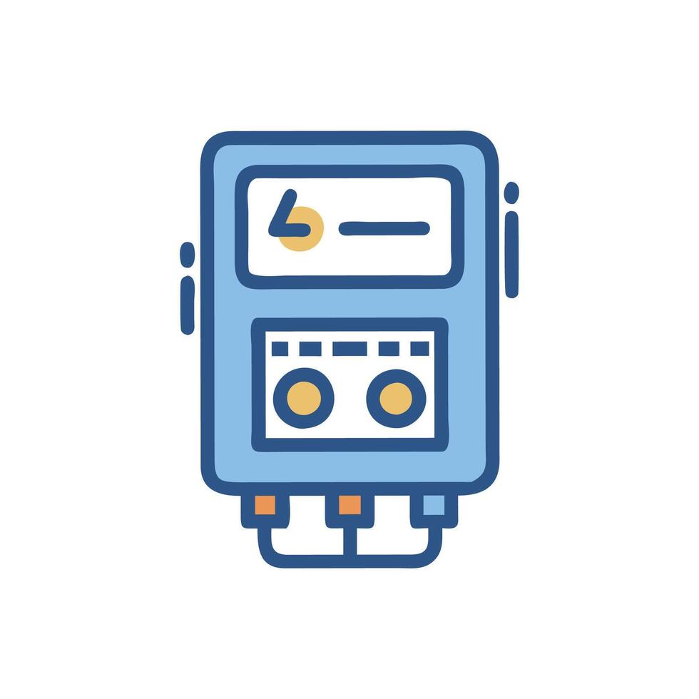 Detailed Electric Meter Design for Energy Monitoring vector