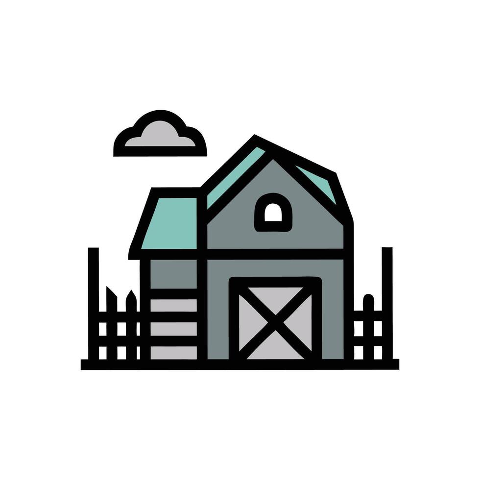 Elegant Farmhouse Design for Country Living vector