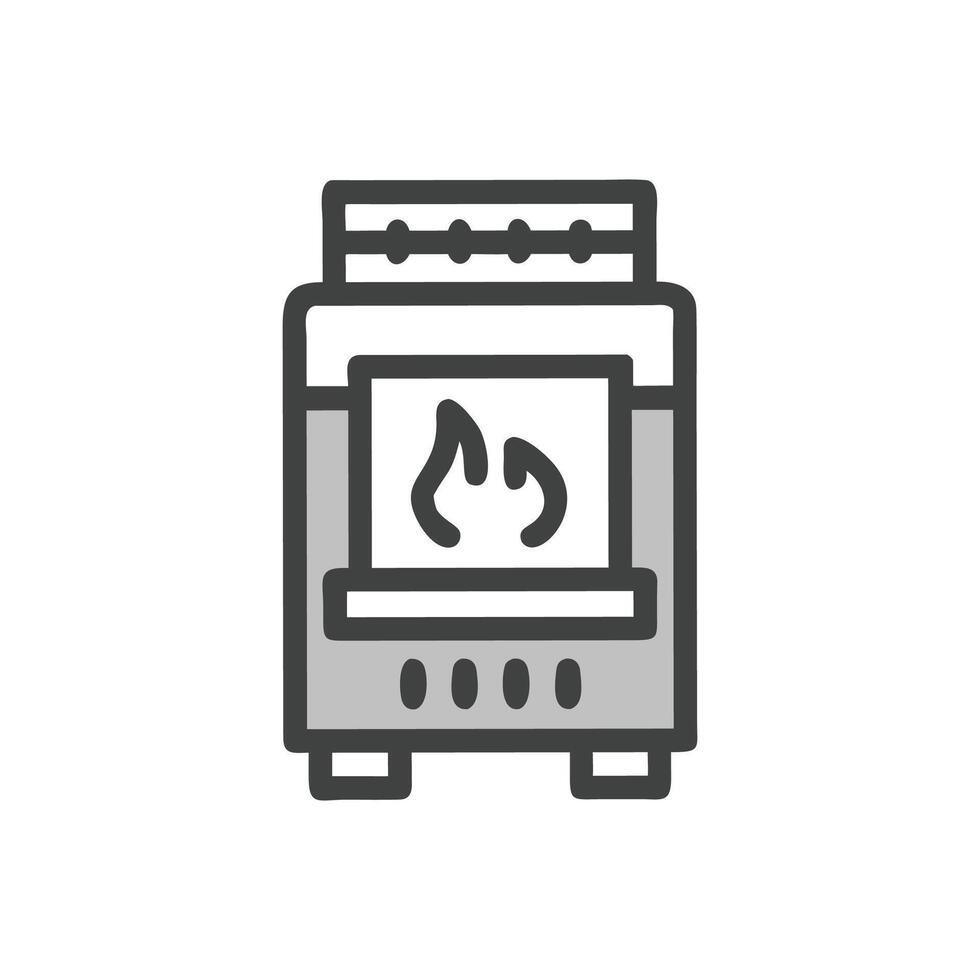 Efficient Furnace Design for Modern Homes vector