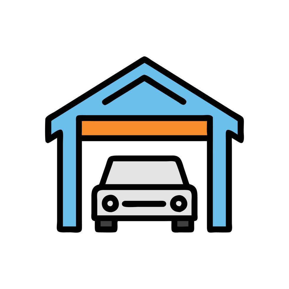 General Garage Design for Various Uses vector