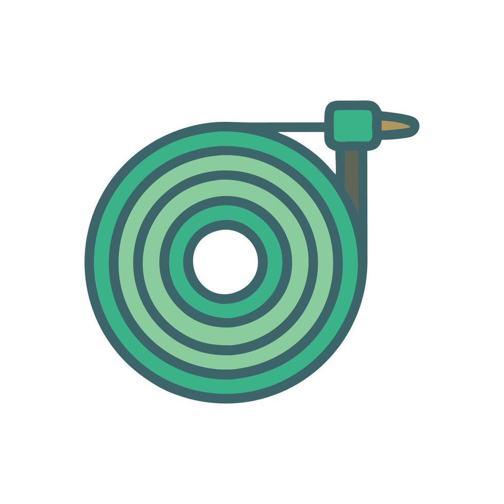 General Garden Hose Icon for Various Uses vector