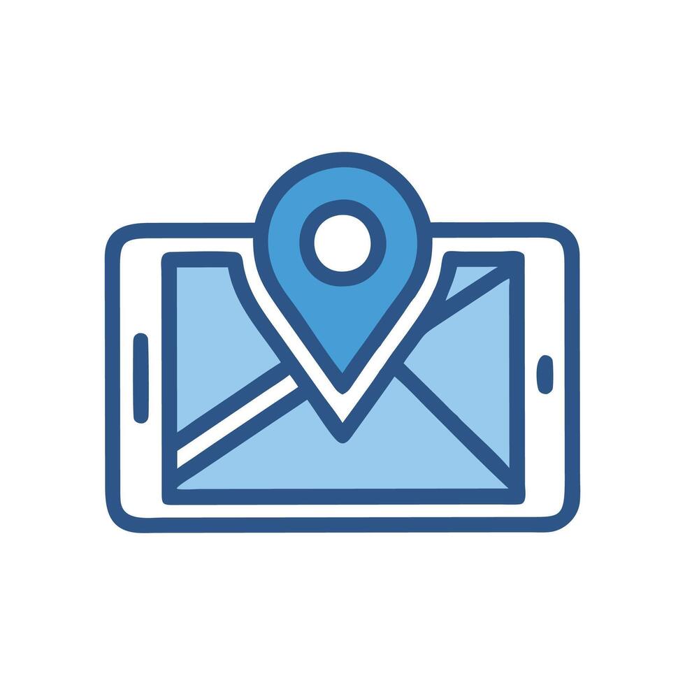 Versatile GPS Icon for Various Uses vector