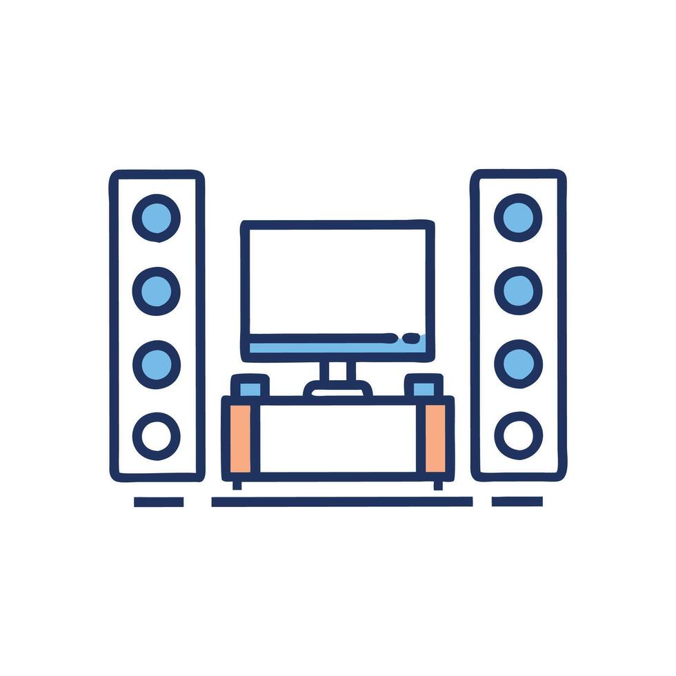 Elegant Home Theater Design for Luxe Experiences vector
