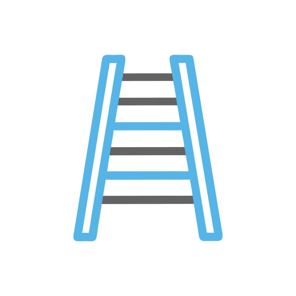 Charming Ladder Design for Home Decor vector