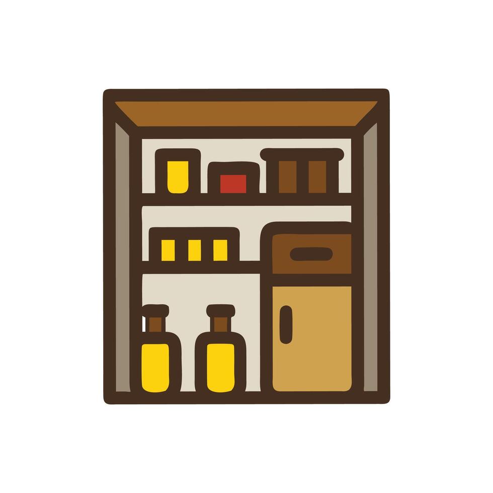 Modern Pantry Design for Creative Spaces vector