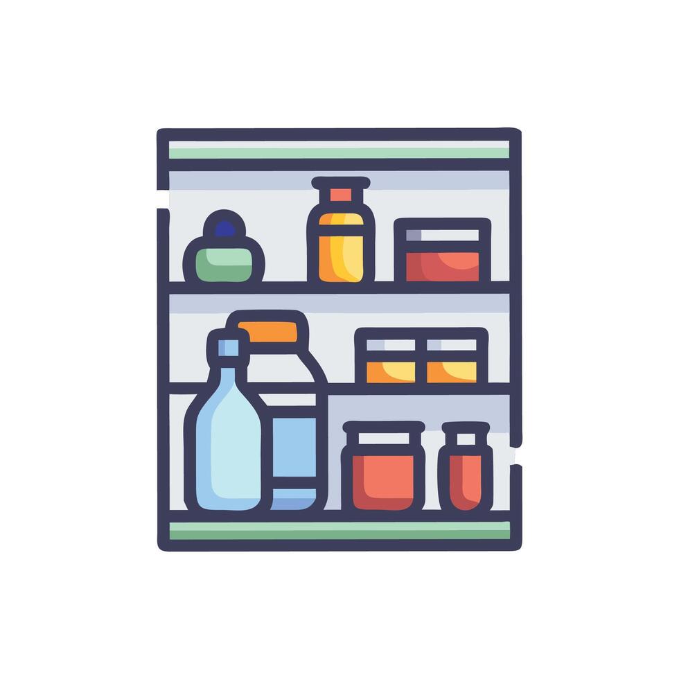 Elegant Pantry Icon for Branding vector