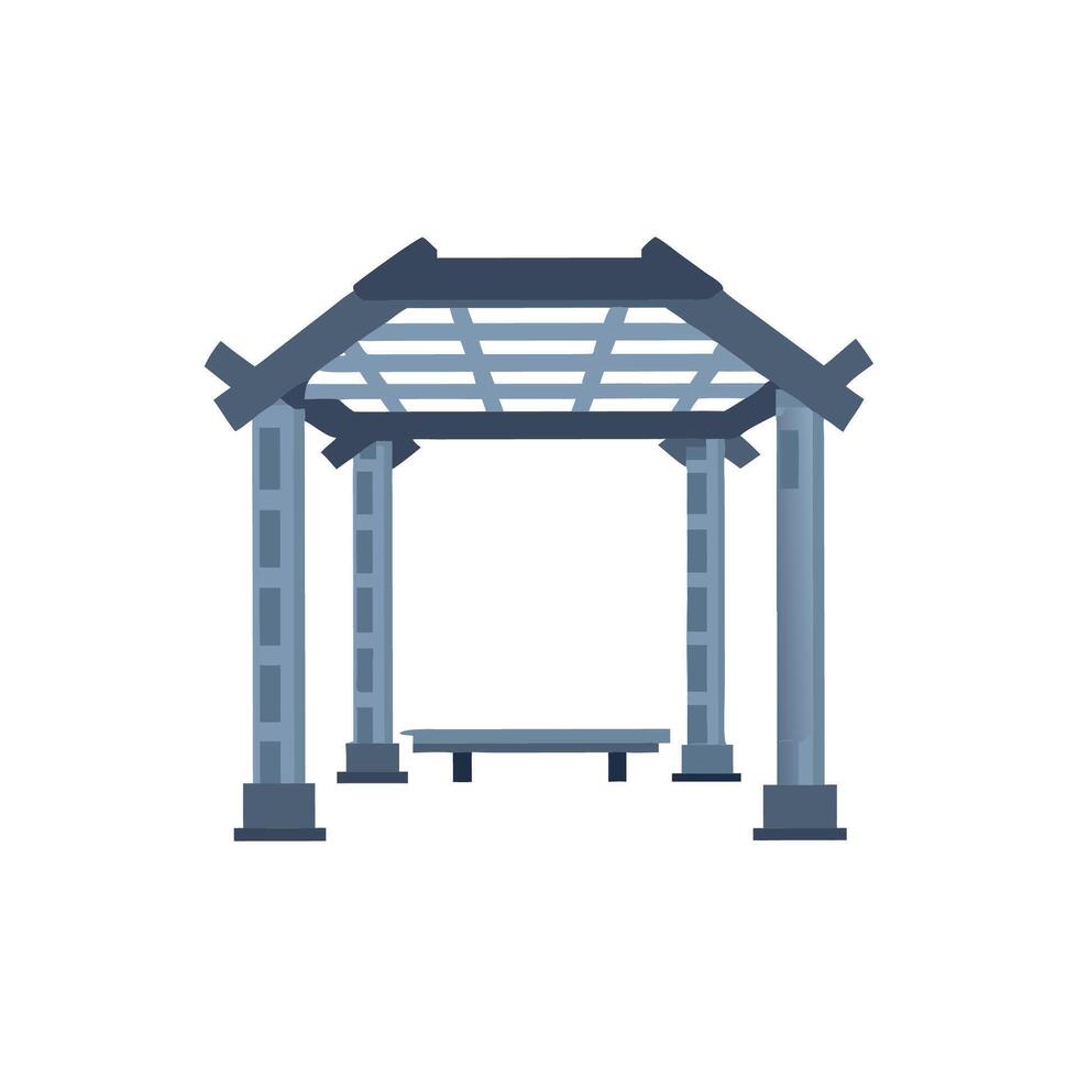 Charming Pergola Icon for Branding vector
