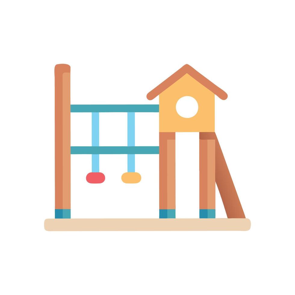 Stylish Playground Design for Parks vector