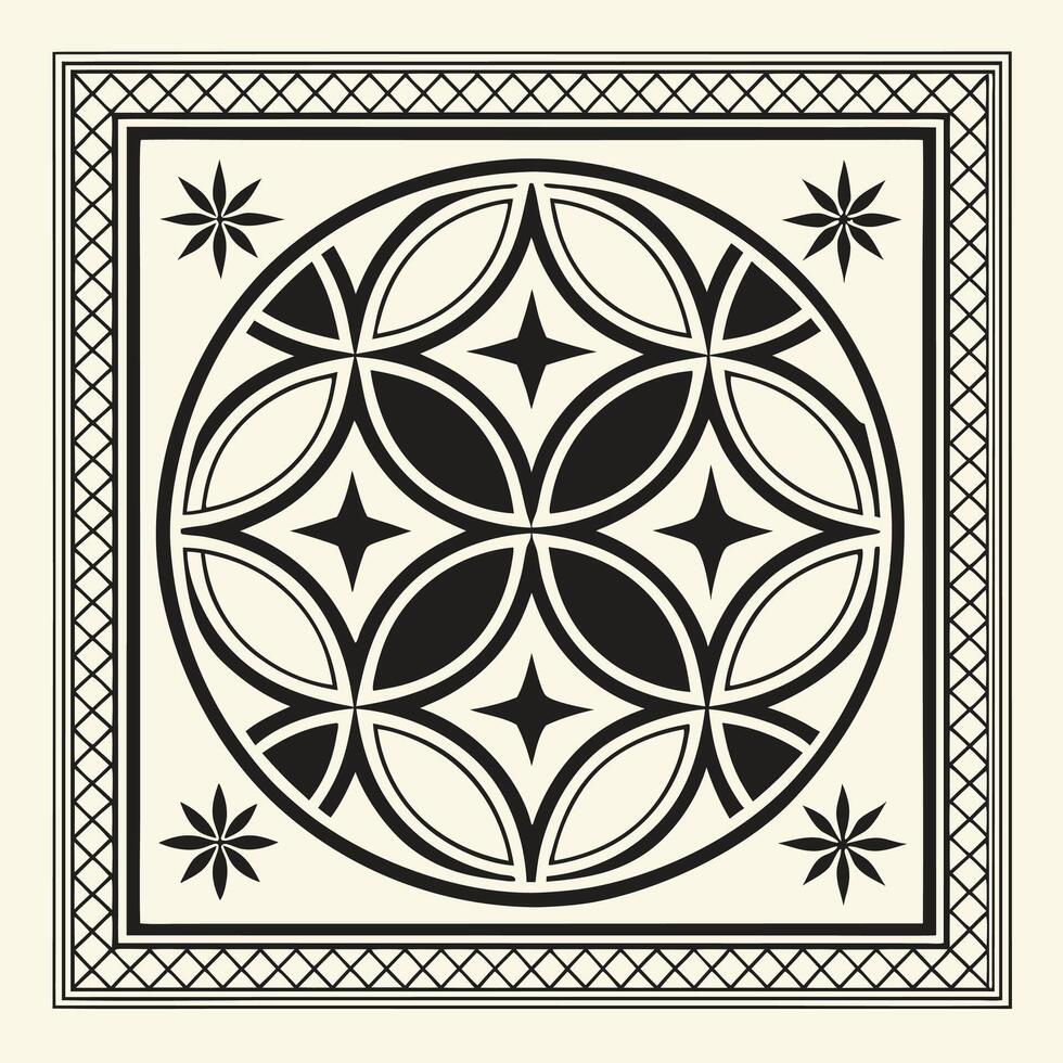 set of ornamental borders vector