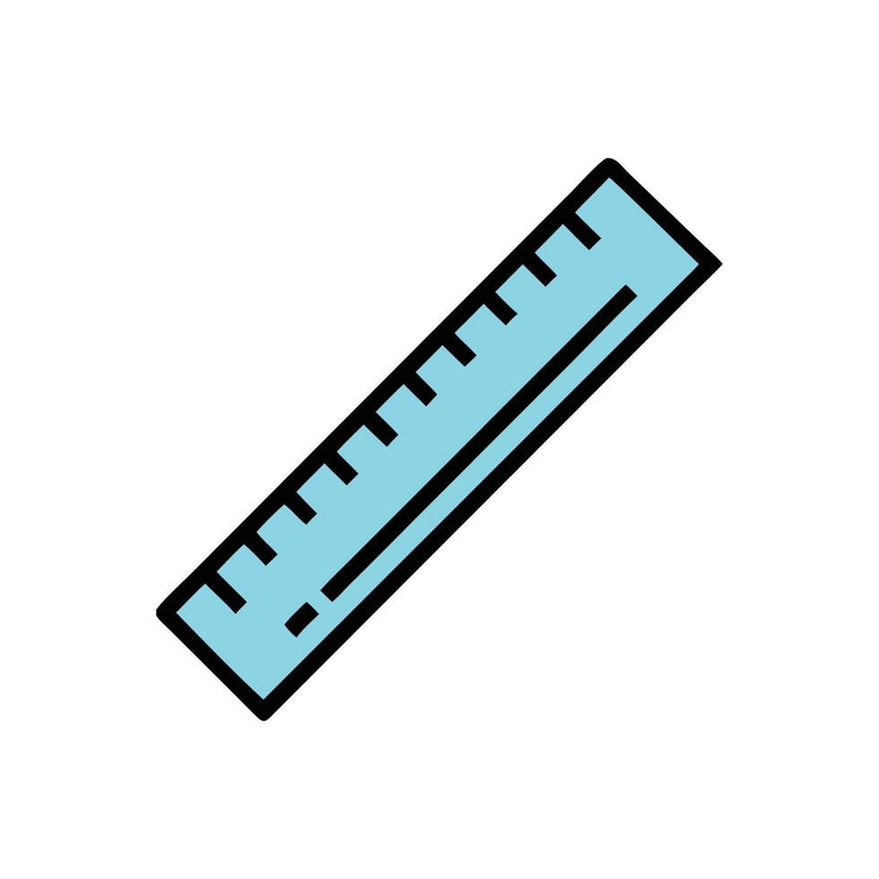 Ruler Icon for Measurement and Design vector