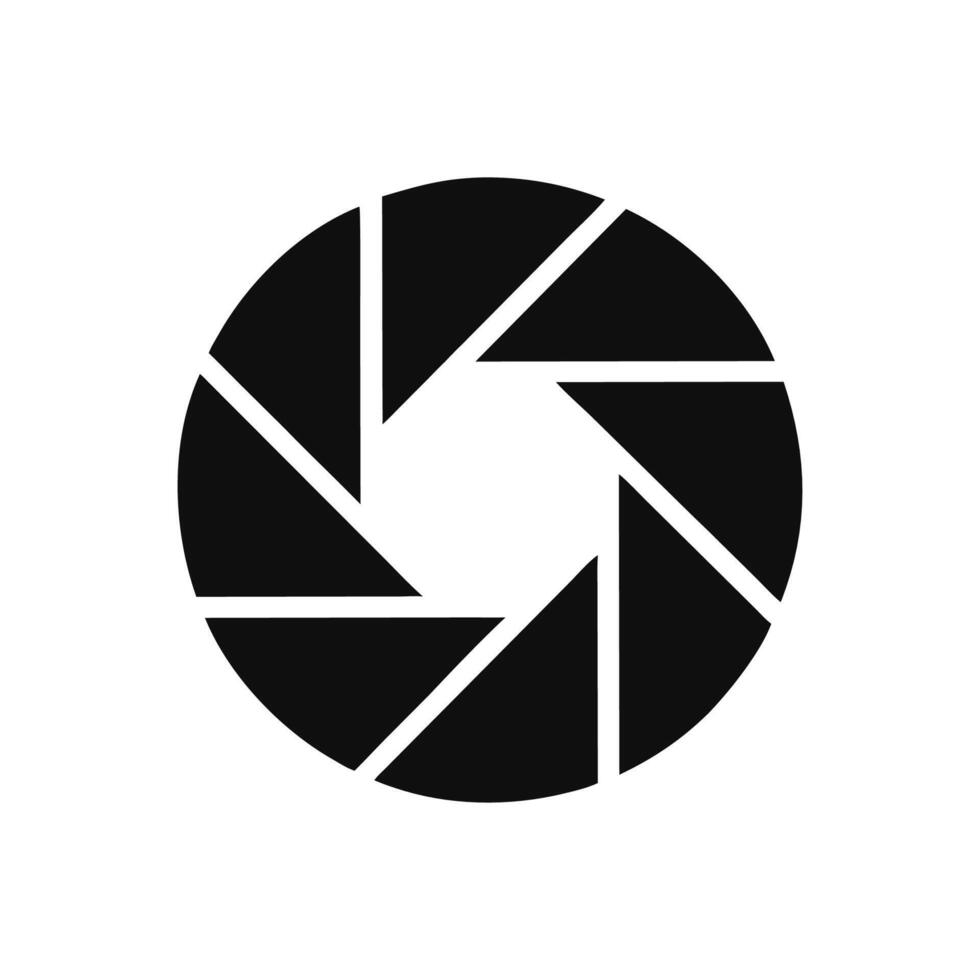 Stylish Shutter Icon for Architecture vector