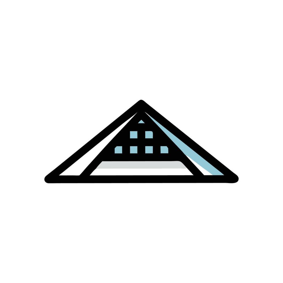 Skylight Icon for Home Design vector