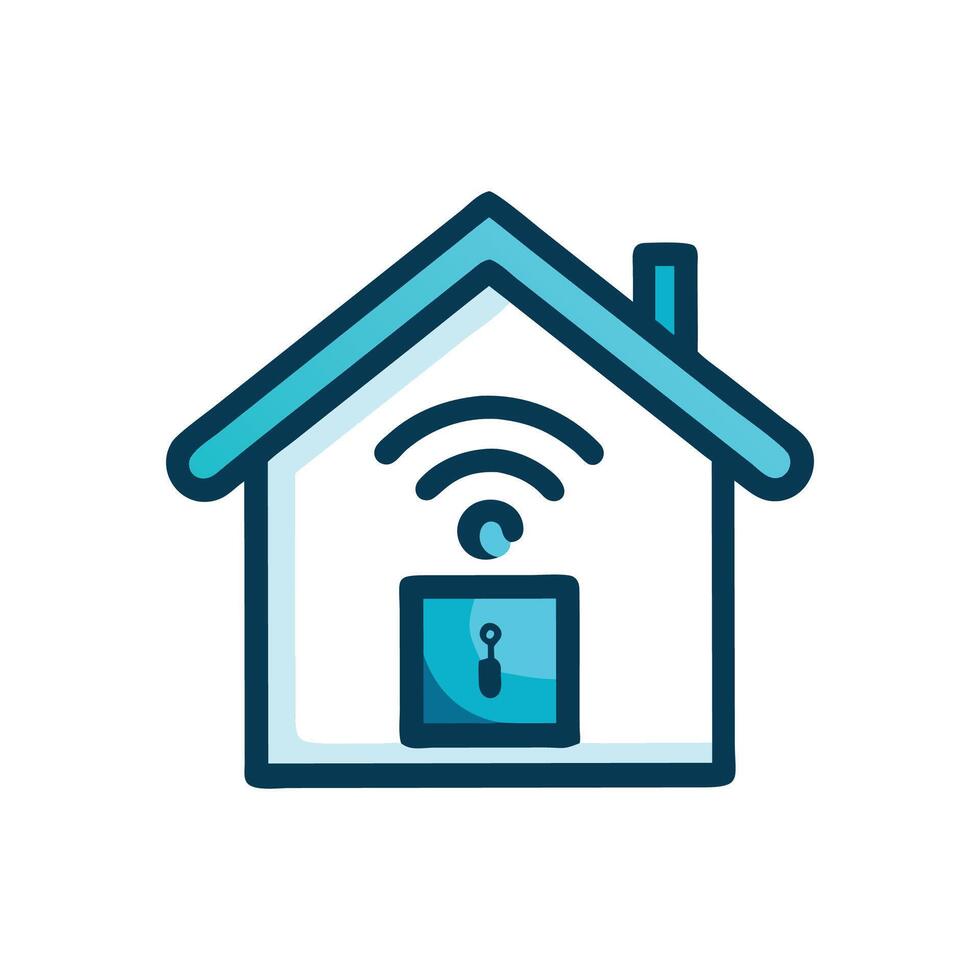Smart Home Icon for Modern Living vector