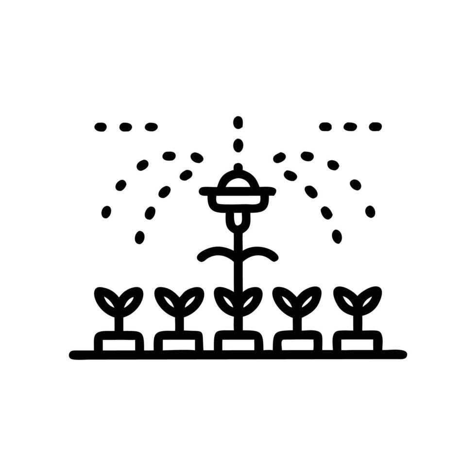 Flexible Sprinkler System Design vector