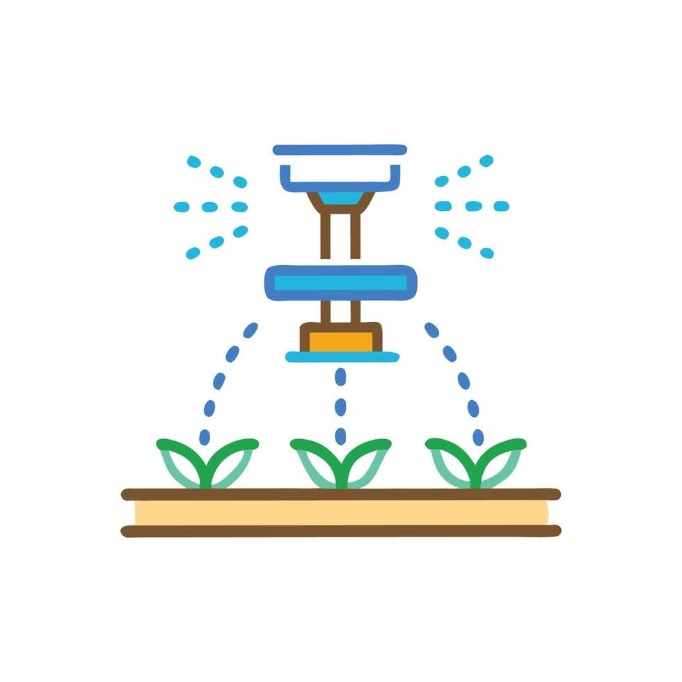 Innovative Sprinkler System Illustration vector