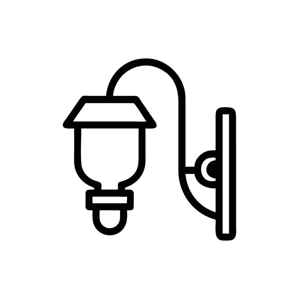 Modern Wall Sconce Design vector