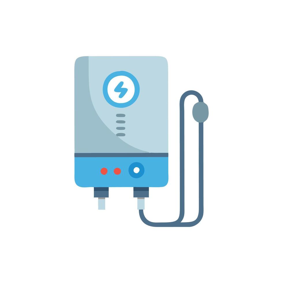 Stylish Water Heater Design vector