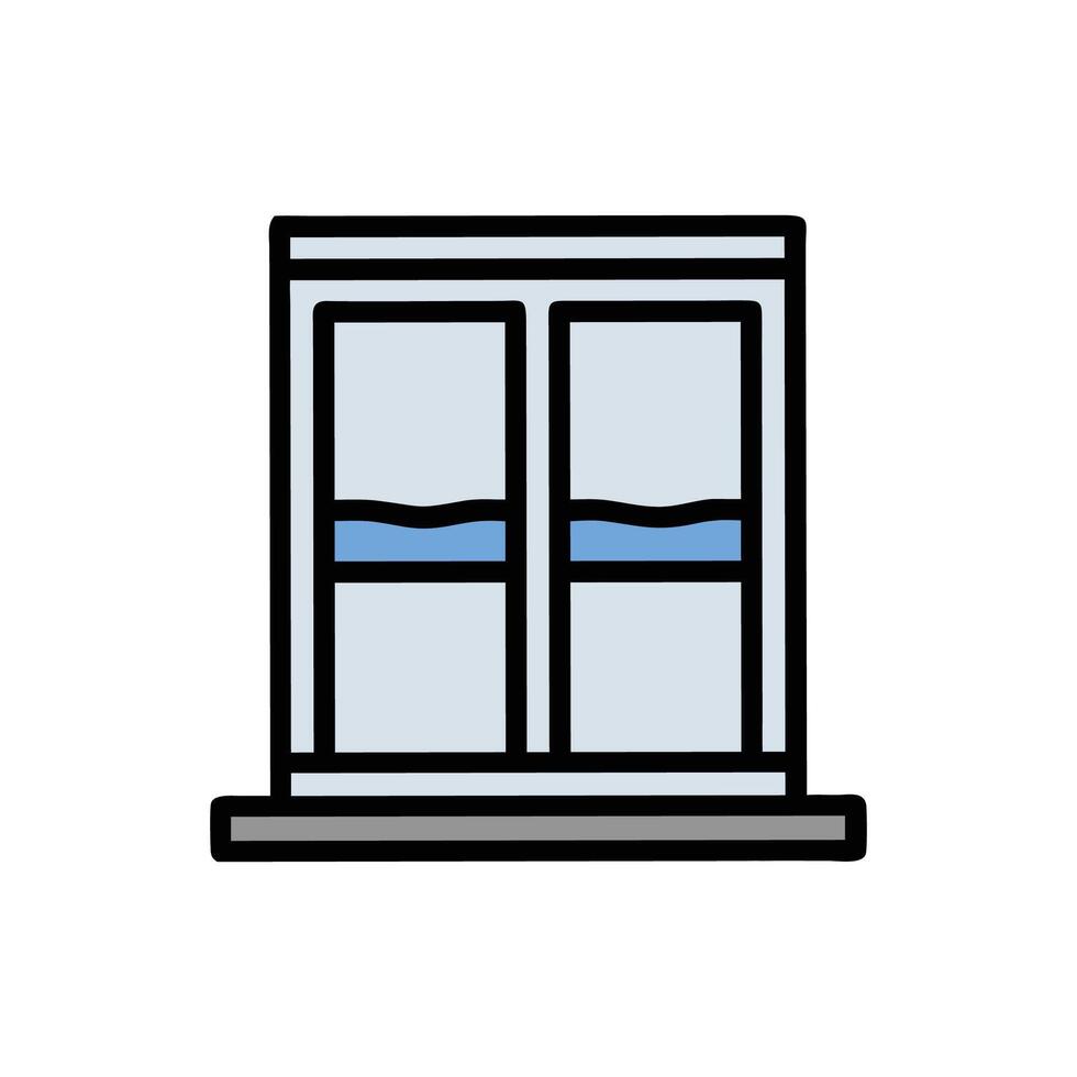 Creative Window Design Illustration vector