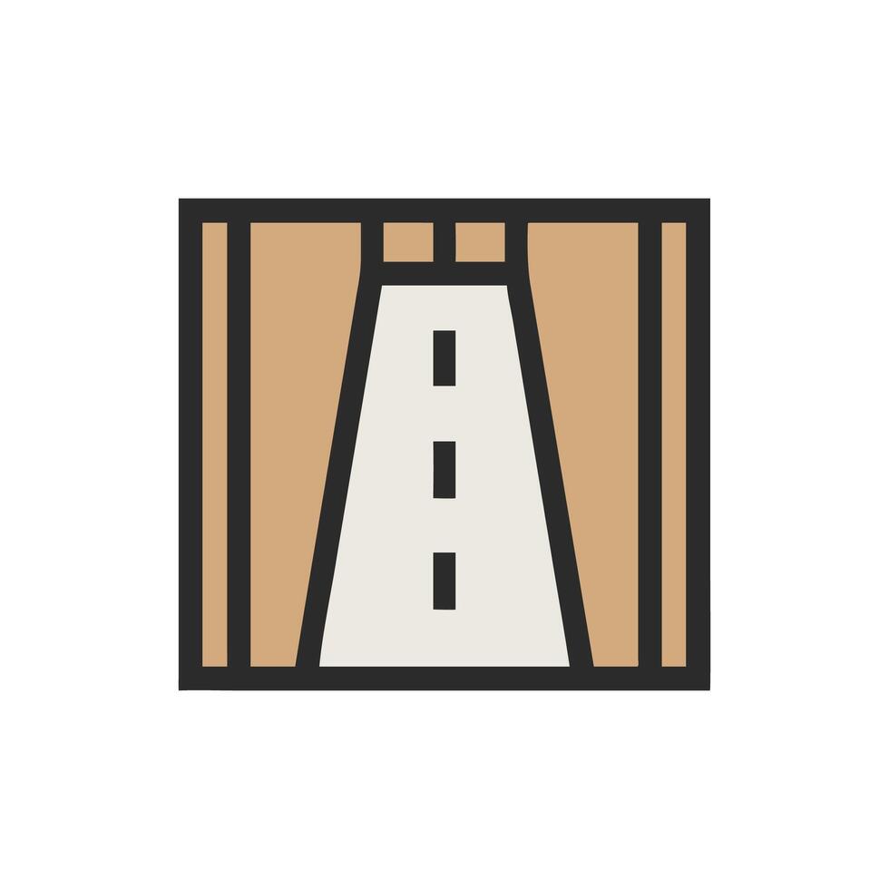 Urban Alley Icon Design vector