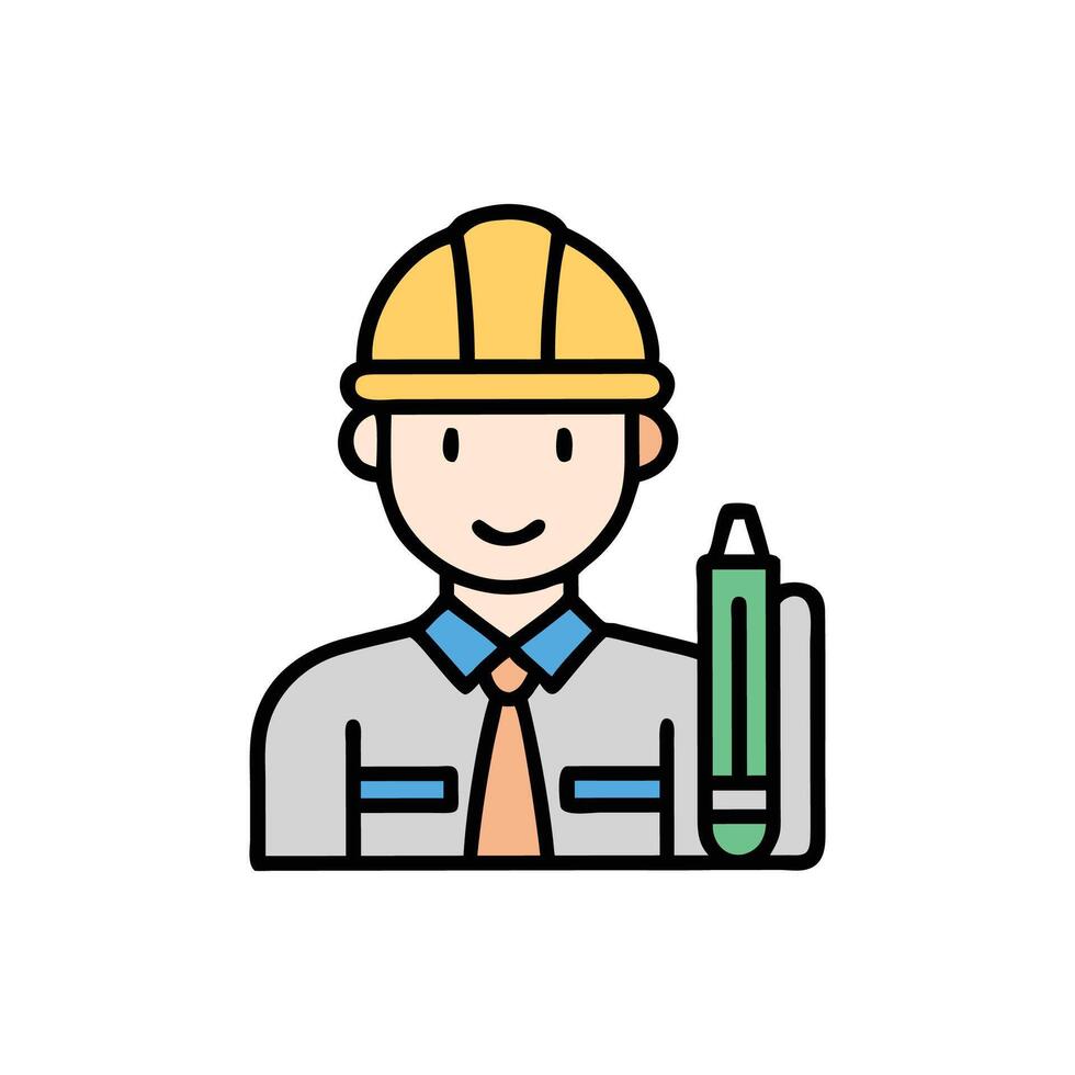 Creative Architect Icon Illustration vector