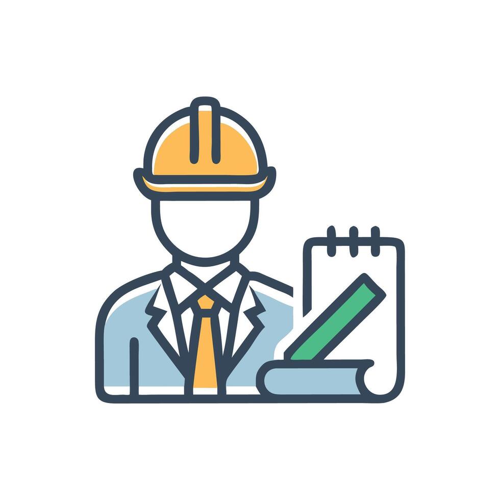 Modern Architect Icon vector
